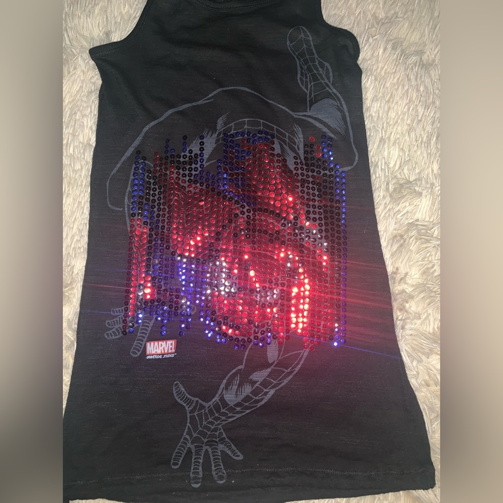 Marvel Universal Studios Sequin Spider-Man Racerb… - image 2